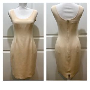 SYLVIA HEISEL Sleeveless Sheath Dress
